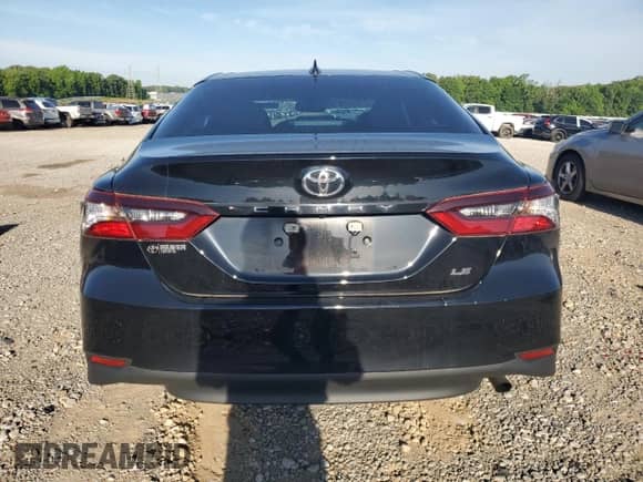 2023 Toyota Camry LE with VIN 4T1R11AK7PU084875, listed as a Copart auction lot 55857395 with 26,473 mi miles and Salvage title. Bid and sale history available at DreamBid. Image 6.