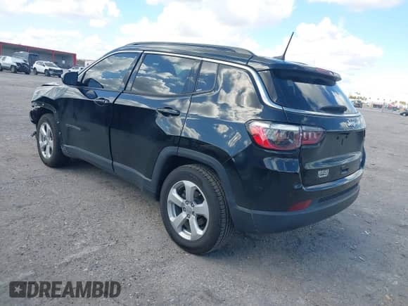 2020 Jeep Compass Latitude with VIN 3C4NJCBB4LT253364, listed as a IAAI auction lot 41565377 with 60,551 mi miles and . Bid and sale history available at DreamBid. Image 3.