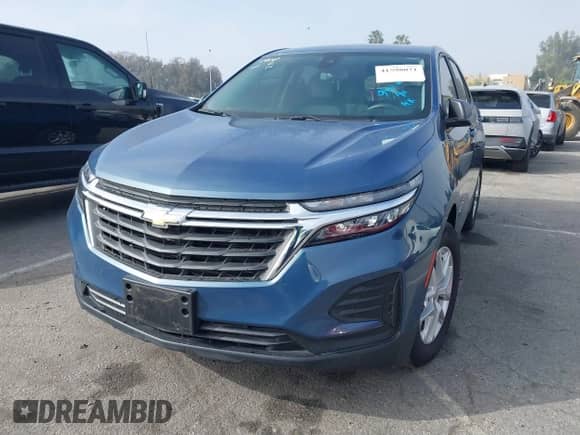 2024 Chevrolet Equinox LS с VIN 3GNAXHEG1RL173649, выставлен на аукционе IAAI как лот 42330322 с пробегом 23 431 миль миль и . История ставок и продаж доступна на DreamBid. Изображение 2.