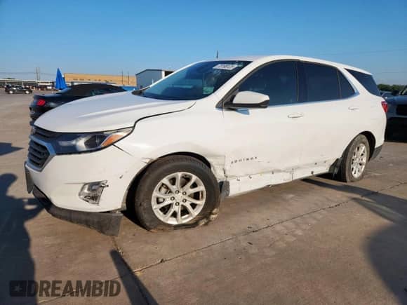2020 Chevrolet Equinox LT с VIN 2GNAXKEV4L6237240, выставлен на аукционе Copart как лот 70198125 с пробегом 64 356 миль миль и Списание • Salvage title. История ставок и продаж доступна на DreamBid. Изображение 1.