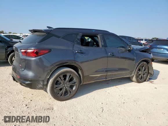 2021 Chevrolet Blazer RS с VIN 3GNKBKRS4MS583147, выставлен на аукционе Copart как лот 80222565 с пробегом 58 062 миль миль и Списание • Salvage title. История ставок и продаж доступна на DreamBid. Изображение 3.