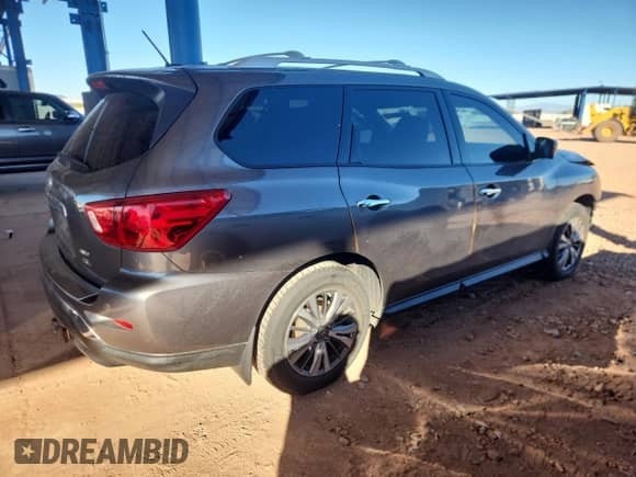 2018 Nissan Pathfinder S with VIN 5N1DR2MM5JC667190, listed as a Copart auction lot 90401825 with 89,959 mi miles and Salvage title. Bid and sale history available at DreamBid. Image 3.