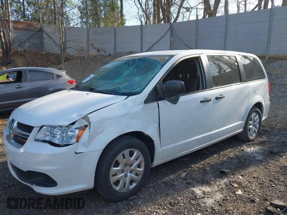 2019 Dodge Grand Caravan SE 35th Anniversary Edition with VIN 2C4RDGBG0KR741725, listed as a IAAI auction lot 42108294 with 48,448 mi miles and . Bid and sale history available at DreamBid. Image 2.