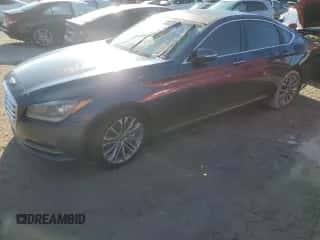 2015 Hyundai Genesis 3.8L z VIN KMHGN4JE1FU098809, wystawiony jako Copart lot #73748684 z przebiegiem 255 411 mil mil oraz Szkoda całkowita • Salvage title. Historia ofert i sprzedaży dostępna na DreamBid. Obrazek 1.