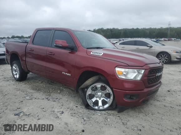 2023 Ram 1500 Lone Star with VIN 1C6SRFFT2PN704918, listed as a Copart auction lot 68173665 with 23,834 mi miles and Salvage title. Bid and sale history available at DreamBid. Image 4.