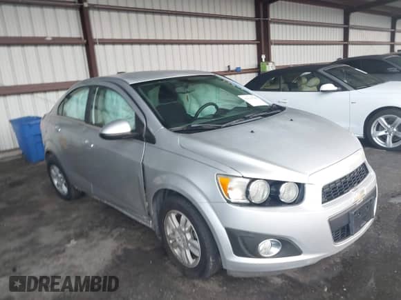 2015 Chevrolet Sonic LT with VIN 1G1JC5SG4F4163618, listed as a IAAI auction lot 43010786 with 73,208 mi miles and . Bid and sale history available at DreamBid. Image 1.