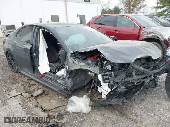 2024 Toyota Camry TRD with VIN 4T1KZ1AK6RU092771, listed as a IAAI auction lot 39123624 with 9,888 mi miles and . Bid and sale history available at DreamBid. Image 1.