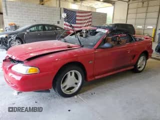 1995 Ford Mustang z VIN 1FALP45T0SF185546, wystawiony jako Copart lot #80795705 z przebiegiem Nie podano mil oraz Nie do naprawy • Non repairable. Historia ofert i sprzedaży dostępna na DreamBid. Obrazek 1.