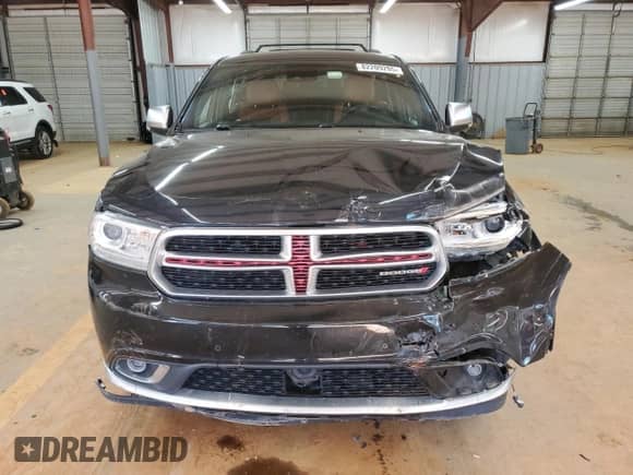 2018 Dodge Durango Citadel Anodized Platinum with VIN 1C4SDJET7JC302357, listed as a Copart auction lot 82209205 with 104,428 mi miles and Salvage title. Bid and sale history available at DreamBid. Image 5.