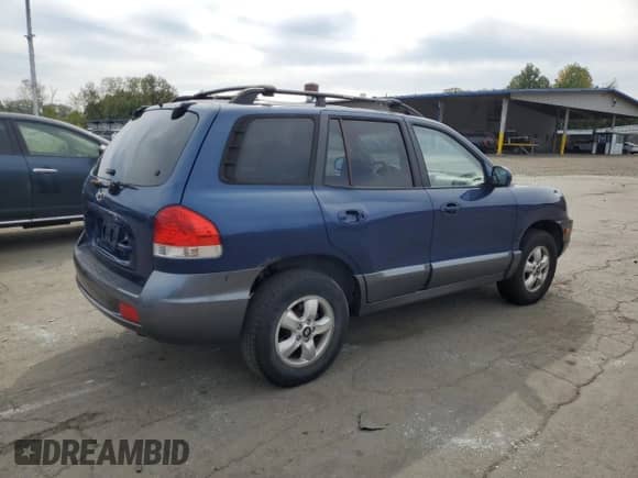 2006 Hyundai Santa Fe GLS with VIN KM8SC13D06U097914, listed as a Copart auction lot 81061695 with 178,844 mi miles and Clean title. Bid and sale history available at DreamBid. Image 3.