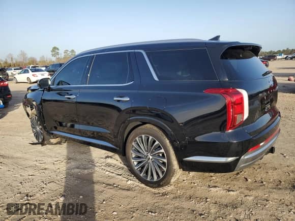 2024 Hyundai Palisade Calligraphy z VIN KM8R74GEXRU761969, wystawiony jako Copart lot #41876915 z przebiegiem 5 796 mil mil oraz Szkoda całkowita • Salvage title. Historia ofert i sprzedaży dostępna na DreamBid. Obrazek 2.