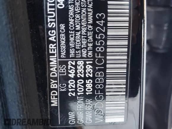 2012 Mercedes-Benz C 300 Sport z VIN WDDGF8BB1CF855243, wystawiony jako Copart lot #67650715 z przebiegiem 134 862 mil mil oraz Szkoda całkowita • Salvage title. Historia ofert i sprzedaży dostępna na DreamBid. Obrazek 12.