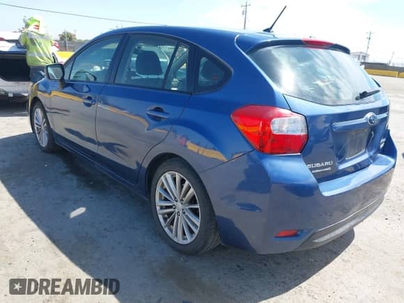 2013 Subaru Impreza Premium with VIN JF1GPAD69DG208542, listed as a IAAI auction lot 42338791 with 177,288 mi miles and . Bid and sale history available at DreamBid. Image 3.