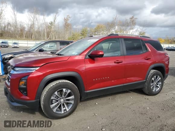 2025 Chevrolet Equinox AWD LT с VIN 3GNAXPEG8SL132483, выставлен на аукционе Copart как лот 90015335 с пробегом 6 961 миль миль и Списание • Salvage title. История ставок и продаж доступна на DreamBid. Изображение 1.