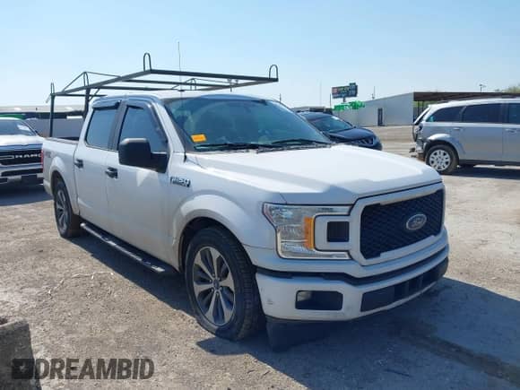 2019 Ford F-150 XL with VIN 1FTEW1CP3KKD55769, listed as a IAAI auction lot 41965874 with 114,317 mi miles and . Bid and sale history available at DreamBid. Image 1.