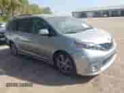 2015 Toyota Sienna SE with VIN 5TDXK3DC3FS558896, listed as a IAAI auction lot 40546295 with 91,686 mi miles and . Bid and sale history available at DreamBid. Image 1.