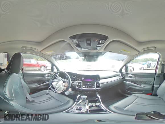 2023 Kia Sorento SX with VIN 5XYRKDLF3PG199574, listed as a Copart auction lot 59712375 with 26,528 mi miles and Salvage title. Bid and sale history available at DreamBid. Image 14.