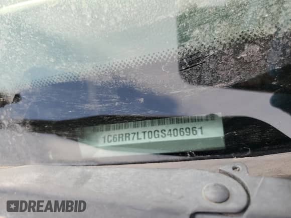 2016 Ram 1500 Lone Star с VIN 1C6RR7LT0GS406961, выставлен на аукционе Copart как лот 43748765 с пробегом 143 799 миль миль и Списание • Salvage title. История ставок и продаж доступна на DreamBid. Изображение 13.