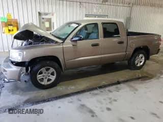 2010 Dodge Dakota Bighorn/Lonestar with VIN 1D7CW3GK2AS105977, listed as a Copart auction lot 57417375 with 104,203 mi miles and Salvage title. Bid and sale history available at DreamBid. Image 1.