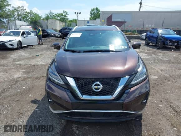 2020 Nissan Murano SL with VIN 5N1AZ2CS7LN132257, listed as a IAAI auction lot 42551938 with 9,718 mi miles and . Bid and sale history available at DreamBid. Image 11.