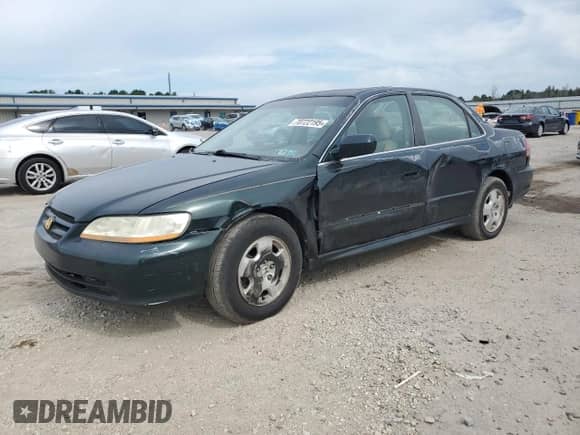2001 Honda Accord EX with VIN 1HGCG16581A035500, listed as a Copart auction lot 70722195 with Not provided miles and Salvage title. Bid and sale history available at DreamBid. Image 1.