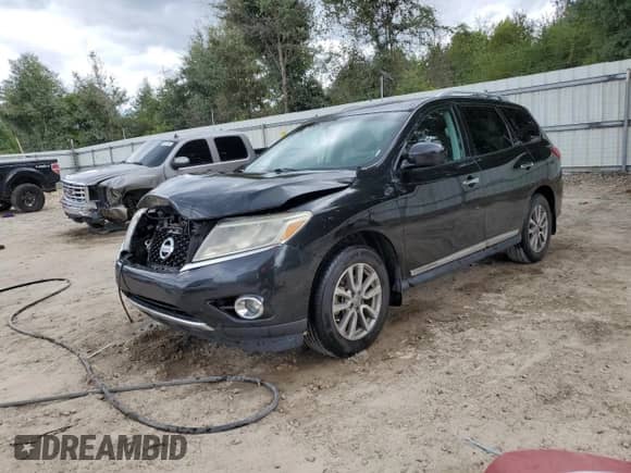 2015 Nissan Pathfinder Platinum with VIN 5N1AR2MN2FC717806, listed as a Copart auction lot 84548045 with 219,123 mi miles and Salvage title. Bid and sale history available at DreamBid. Image 1.