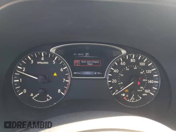 2020 Nissan Pathfinder S with VIN 5N1DR2AM2LC644327, listed as a Copart auction lot 71360575 with 84,612 mi miles and Salvage title. Bid and sale history available at DreamBid. Image 9.