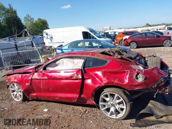 2015 Ford Mustang GT with VIN 1FA6P8CF5F5310862, listed as a IAAI auction lot 43261663 with 127,729 mi miles and . Bid and sale history available at DreamBid. Image 14.