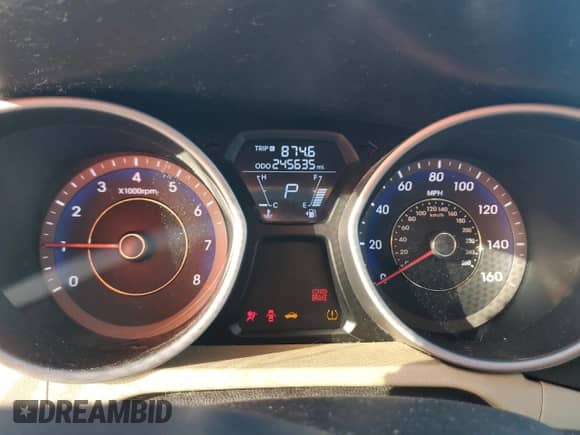 2011 Hyundai Elantra GLS z VIN KMHDH4AE3BU122533, wystawiony jako Copart lot #84761025 z przebiegiem 245 635 mil mil oraz Szkoda całkowita • Salvage title. Historia ofert i sprzedaży dostępna na DreamBid. Obrazek 9.