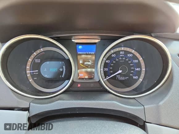 2011 Hyundai Sonata Hybrid with VIN KMHEC4A47BA004965, listed as a Copart auction lot 71522895 with 175,664 mi miles and Salvage title. Bid and sale history available at DreamBid. Image 9.