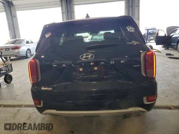 2022 Hyundai Palisade Limited with VIN KM8R5DHEXNU336752, listed as a Copart auction lot 71673035 with 91,667 mi miles and Salvage title. Bid and sale history available at DreamBid. Image 6.