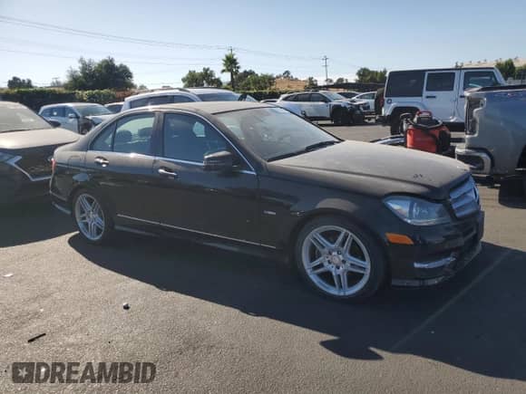 2012 Mercedes-Benz C 250 Sport with VIN WDDGF4HB5CR216782, listed as a Copart auction lot 67094185 with 99,929 mi miles and Salvage title. Bid and sale history available at DreamBid. Image 4.