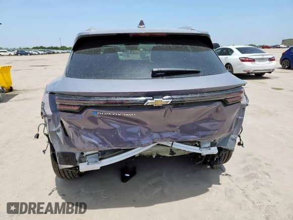 2024 Chevrolet Equinox EV LT with VIN 3GN7DLRR4RS298510, listed as a Copart auction lot 65345315 with 2,780 mi miles and Salvage title. Bid and sale history available at DreamBid. Image 6.