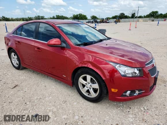 2012 Chevrolet Cruze 1LT with VIN 1G1PF5SC9C7209971, listed as a Copart auction lot 62820175 with 169,731 mi miles and Salvage title. Bid and sale history available at DreamBid. Image 4.