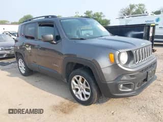 2017 Jeep Renegade Latitude with VIN ZACCJBBB2HPF40458, listed as a IAAI auction lot 42882446 with 164,598 mi miles and . Bid and sale history available at DreamBid. Image 1.