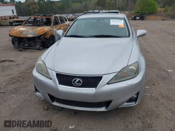 2011 Lexus IS 350 with VIN JTHBE5C23B5027203, listed as a IAAI auction lot 41861662 with 137,863 mi miles and . Bid and sale history available at DreamBid. Image 12.