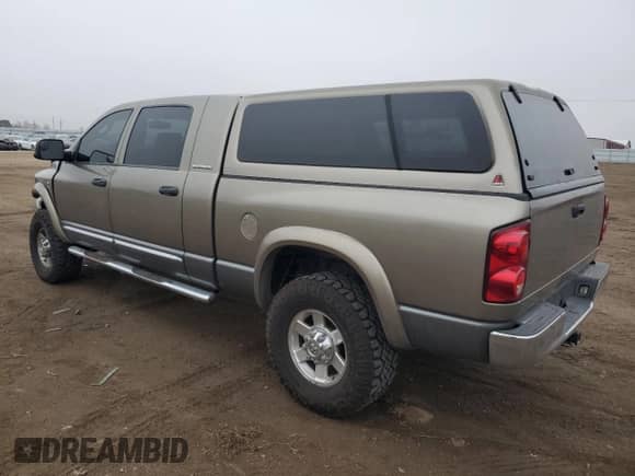 2007 Dodge RAM with VIN 3D7MX39C87G707046, listed as a Copart auction lot 80131754 with 177,335 mi miles and Salvage title. Bid and sale history available at DreamBid. Image 2.