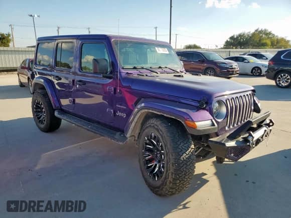 2023 Jeep Wrangler Sahara Altitude с VIN 1C4HJXEG3PW534714, выставлен на аукционе Copart как лот 85116265 с пробегом 40 970 миль миль и Списание • Salvage title. История ставок и продаж доступна на DreamBid. Изображение 4.
