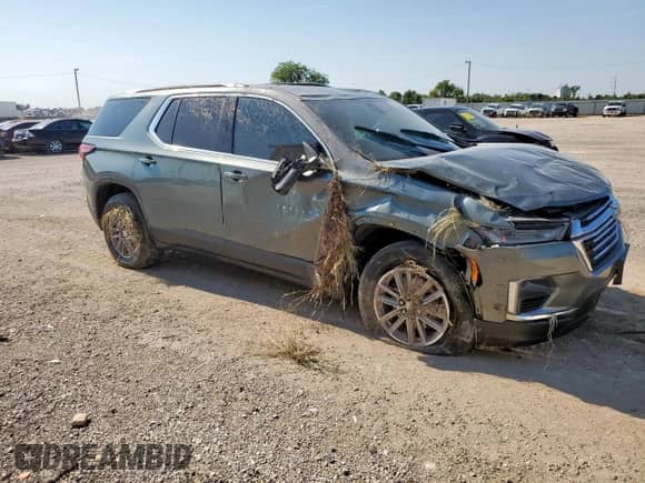 2023 Chevrolet Traverse LT Cloth z VIN 1GNERGKW8PJ168860, wystawiony jako Copart lot #71367045 z przebiegiem Nie podano mil oraz Szkoda całkowita • Salvage title. Historia ofert i sprzedaży dostępna na DreamBid. Obrazek 4.