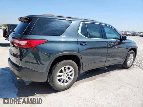 2020 Chevrolet Traverse LT Cloth z VIN 1GNERGKW1LJ228519, wystawiony jako Copart lot #80440645 z przebiegiem 128 089 mil mil oraz Czysty tytuł • Clean title. Historia ofert i sprzedaży dostępna na DreamBid. Obrazek 3.