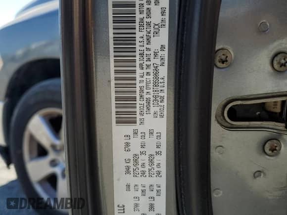 2009 Dodge 1500 ST с VIN 1D3HB18T89S806047, выставлен на аукционе Copart как лот 71322974 с пробегом 134 797 миль миль и Чистый • Clean title. История ставок и продаж доступна на DreamBid. Изображение 12.