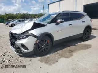 2020 Chevrolet Blazer LT с VIN 3GNKBCR43LS645000, выставлен на аукционе Copart как лот 85716875 с пробегом 48 647 миль миль и На запчасти • Non repairable. История ставок и продаж доступна на DreamBid. Изображение 1.