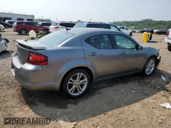 2012 Dodge Avenger SXT Plus with VIN 1C3CDZEG4CN142536, listed as a Copart auction lot 64395335 with 224,461 mi miles and Salvage title. Bid and sale history available at DreamBid. Image 3.