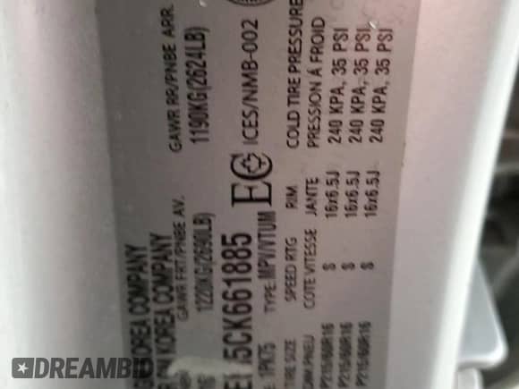2012 Chevrolet Orlando 1LT с VIN KL77P2EM5CK661885, выставлен на аукционе Copart как лот 50344865 с пробегом 212 398 миль миль и Чистый • Clean title. История ставок и продаж доступна на DreamBid. Изображение 13.