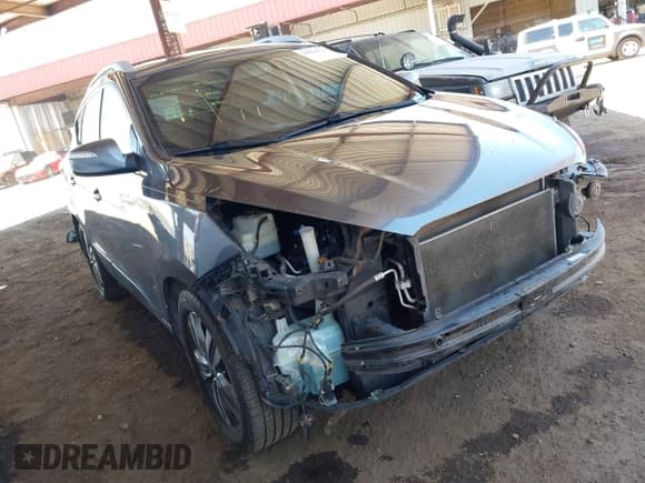 2014 Hyundai Tucson Limited z VIN KM8JU3AG5EU889380, wystawiony jako IAAI lot #42558519 z przebiegiem 100 194 mil mil oraz . Historia ofert i sprzedaży dostępna na DreamBid. Obrazek 1.