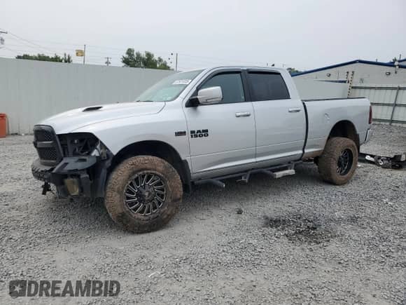 2017 Ram 1500 Sport with VIN 1C6RR7UT2HS625016, listed as a Copart auction lot 67531035 with 132,419 mi miles and Salvage title. Bid and sale history available at DreamBid. Image 1.