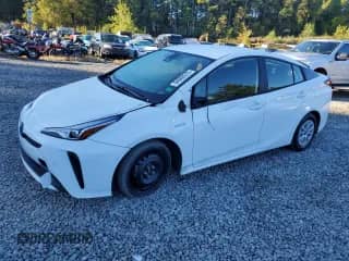 2022 Toyota Prius L Eco with VIN JTDKAMFU4N3176806, listed as a Copart auction lot 84906575 with 89,481 mi miles and Non repairable. Bid and sale history available at DreamBid. Image 1.
