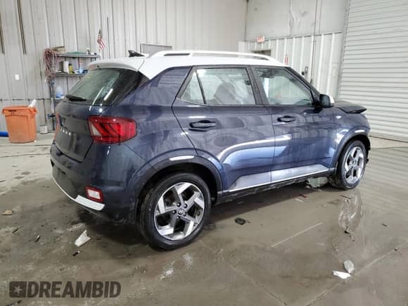 2022 Hyundai Venue SEL with VIN KMHRC8A38NU180779, listed as a Copart auction lot 49688964 with Not provided miles and Salvage title. Bid and sale history available at DreamBid. Image 3.