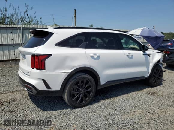 2023 Kia Sorento SX with VIN 5XYRKDLF8PG241494, listed as a Copart auction lot 67043085 with 15,024 mi miles and Salvage title. Bid and sale history available at DreamBid. Image 3.