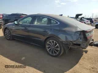 2022 Hyundai Sonata Limited с VIN KMHL34J20NA195820, выставлен на аукционе Copart как лот 72010545 с пробегом 32 881 миль миль и Списание • Salvage title. История ставок и продаж доступна на DreamBid. Изображение 2.